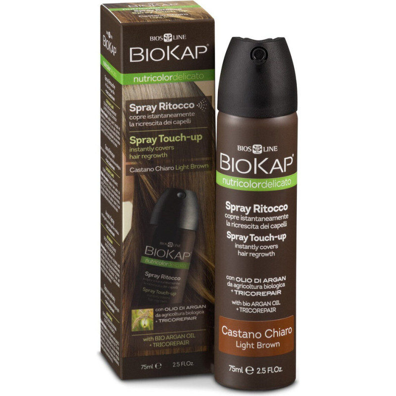 Nutricolor Delicato Spray Touch Up - Gaiši brūns - 75 ml