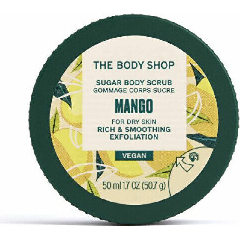 Ķermeņa skrubis sausai ādai Mango (ķermeņa skrubis) 50 ml