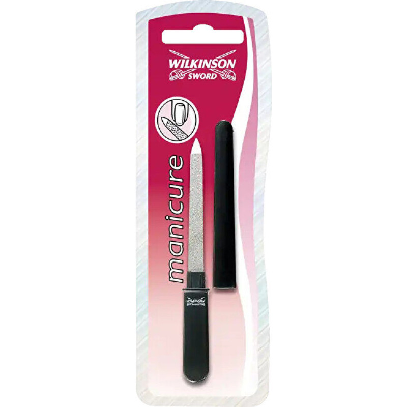 Nagu vīle Wilkinson Sword Manicure Pocket Sapphire – hromēts nerūsējošais tērauds, ar aizsargapvalku, divpusēja