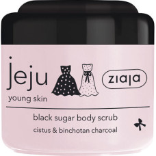 Melnā cukura ķermeņa skrubis Ziaja Jeju, 200 ml