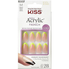 Mākslīgie nagi Kiss Salon Acrylic French Hype, 28 gab.