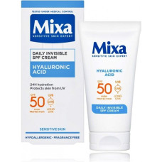 Mixa ikdienas mitrinošs ādas krēms SPF 50 (Daily Invisible SPF Cream) 50 ml