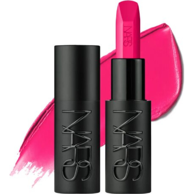 Lūpu krāsa NARS Explicit Longwear Satin Pink ar spīdīgu finišu