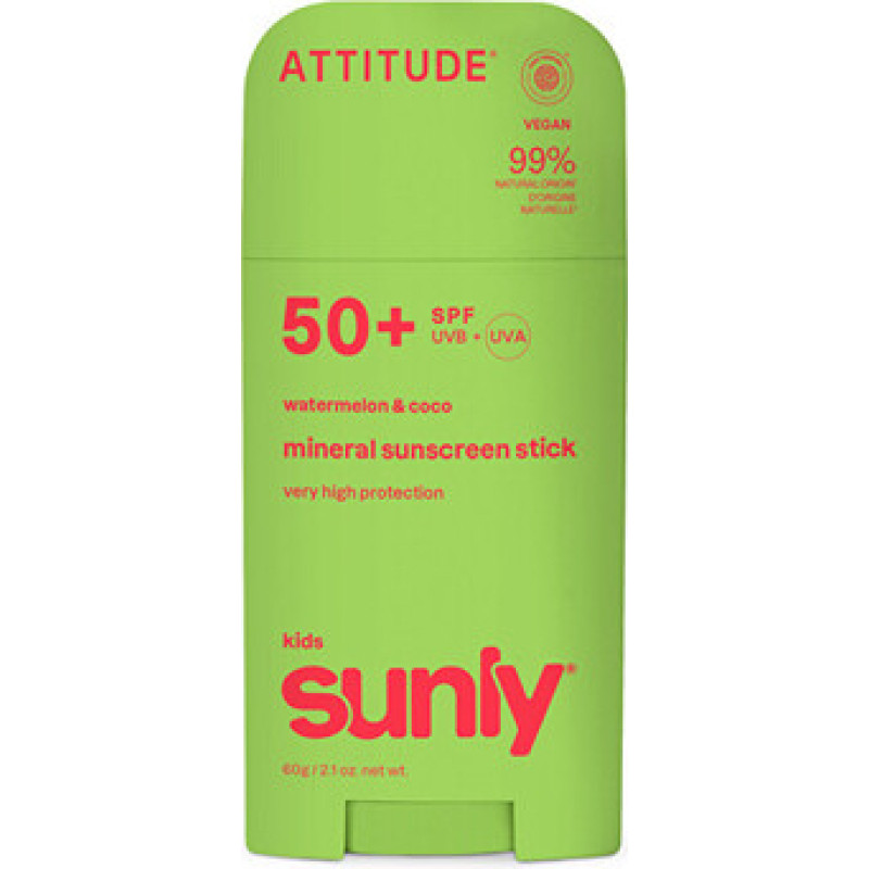 Attitude Kids Sunly Stick SPF 50 - Dětsk&yacute; miner&aacute;ln&iacute; opalovac&iacute; kr&eacute;m