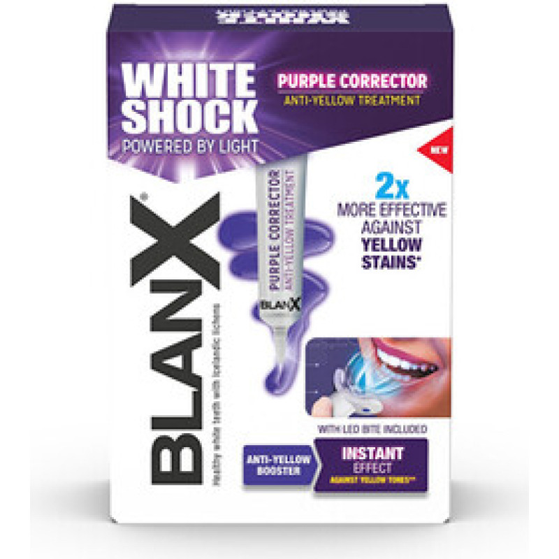 Blanx White Shock Purple Treatment + LED - Sada na bělen&iacute; zubů