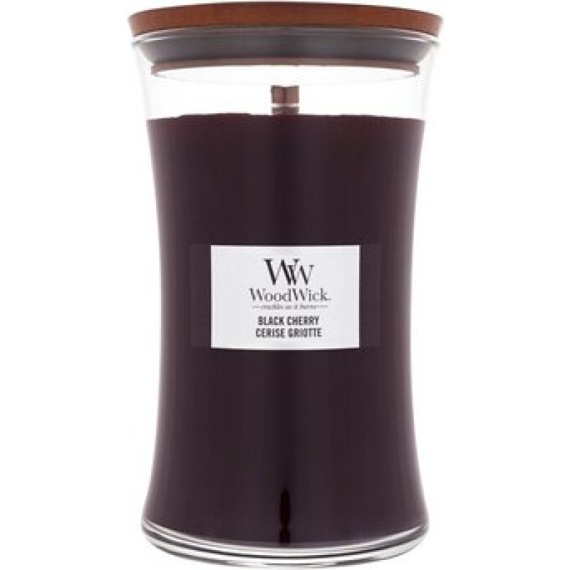 Woodwick Black Cherry Vase (Black Cherry) - Scented Candle