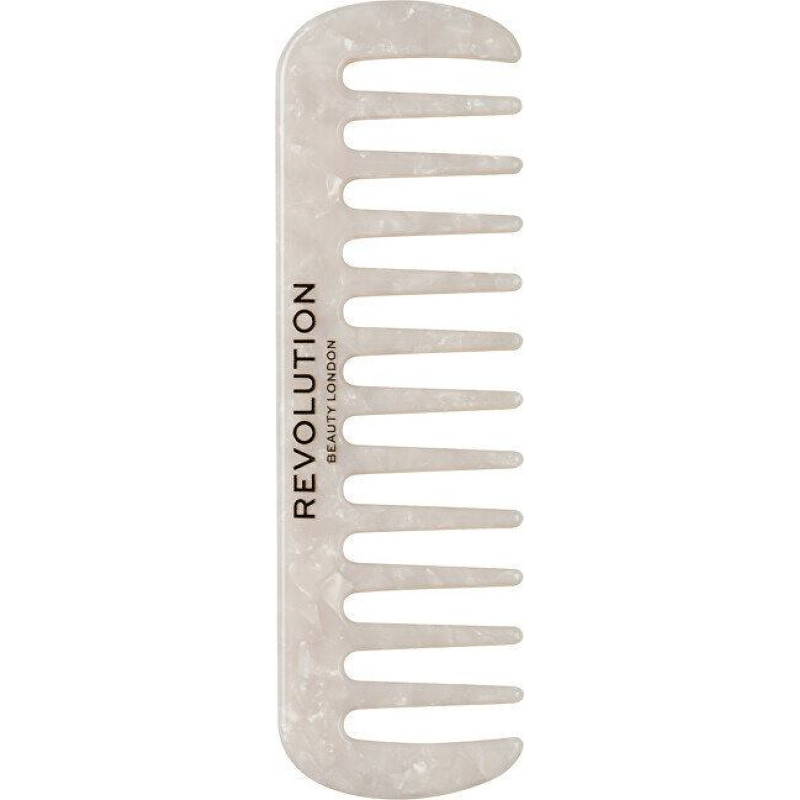 Revolution Haircare Natural Curl Wide Tooth Comb White ( kudrnaté a silné vlasy ) - Hřeben