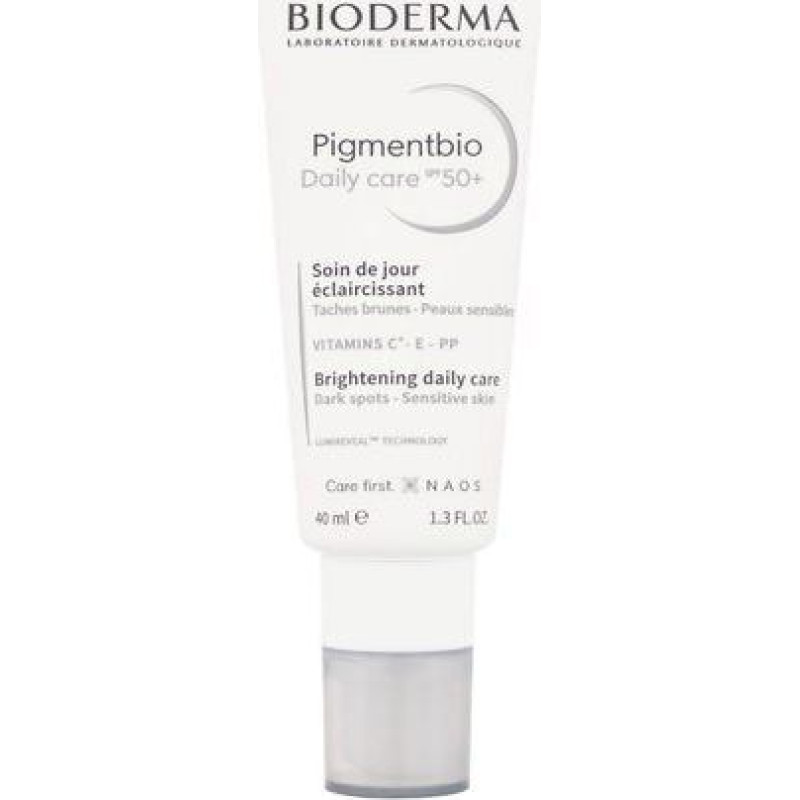 Spodrinošs un aizsargājošs dienas krēms SPF 50+ Pigmentbio Daily Care (Brightening Daily Care) 40 ml