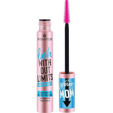 essence Lash Without Limits ūdensnoturīga ekstrēmi pagarinoša un apjomu piešķiroša skropstu tuša 03 Melna