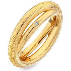 Apzeltīta dimanta gredzens Hot Diamonds Jacques Hope DR229