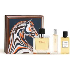 Hermes Terre D&acute;Hermes Pure Perfume D&aacute;rkov&aacute; sada Parfum 75 ml, sprchov&yacute; gel 40 ml a miniaturka Pure Perfume 15 ml