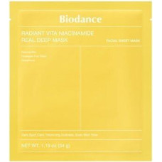 Hidrogēla maska ar C vitamīnu un niacinamīdu Biodance Radiant Vita Niacinamide Real Deep Mask