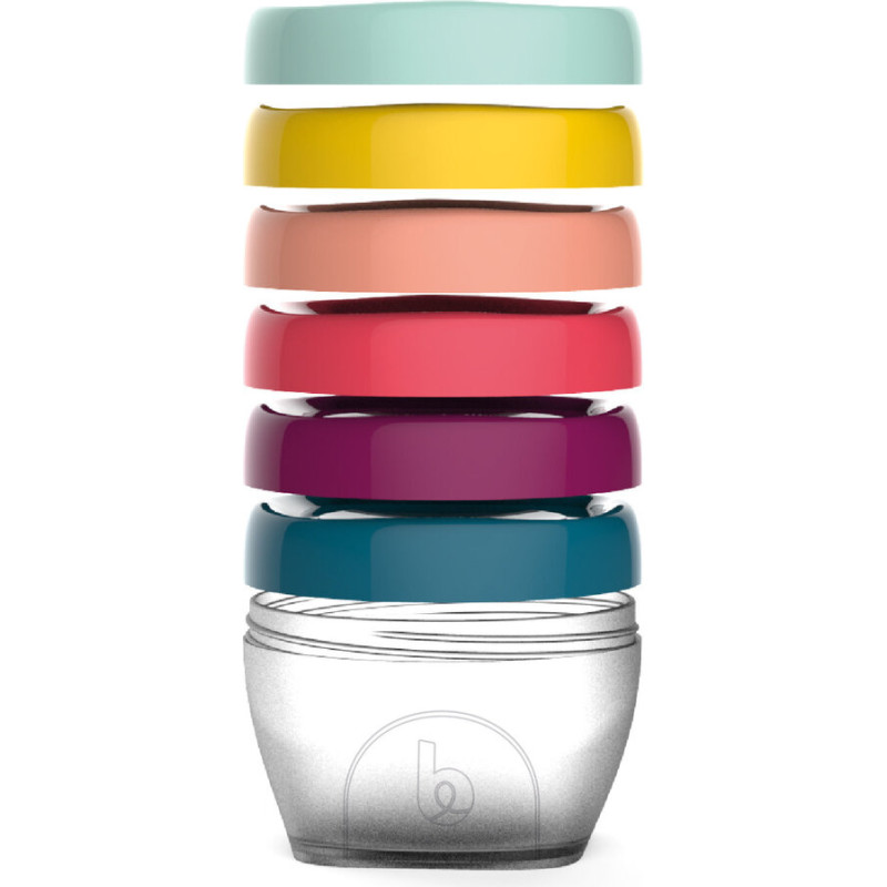 BABYMOOV Babybols 6 gab alus trauku komplekts bērniem 250ml, ar graduāciju, garantēti bez BPA, hermētiski noslēgti, ar pārrakstāmu virsmu