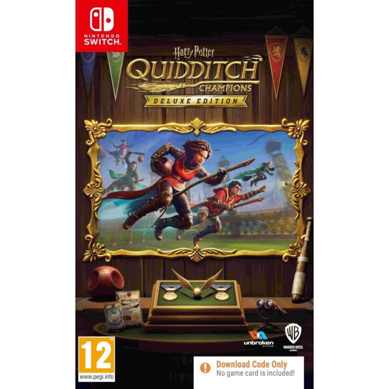 Harry Potter: Quidditch Champions (Deluxe Edition) (Code in Box) - Nintendo Switch