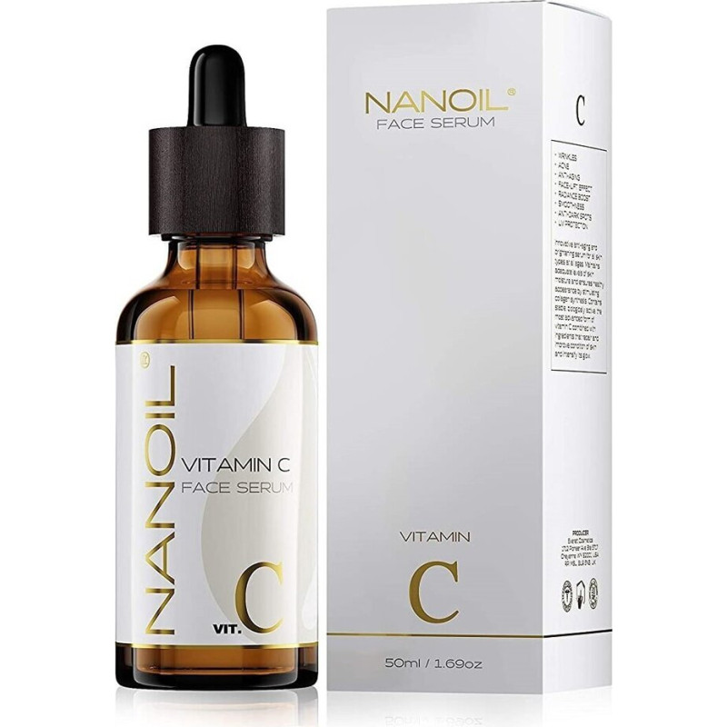 Sejas serums - Nanoil - C vitamīns - 50ml - Balinošs - Antiestabili - Nekomedogēns