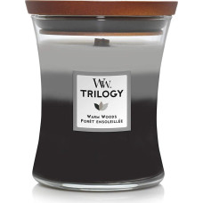 Bougie jarre - WOODWICK - Trilogy - Saules mežs - Mèche Pluswick - 60h de combustion