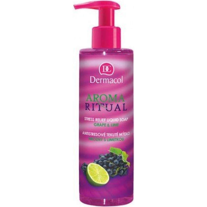 Šķidrās ziepes Dermacol Aroma Ritual Grape&Lime 250 ml