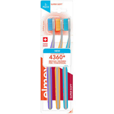 Elmex Zobu birste Super Soft Multipack 3 gab.