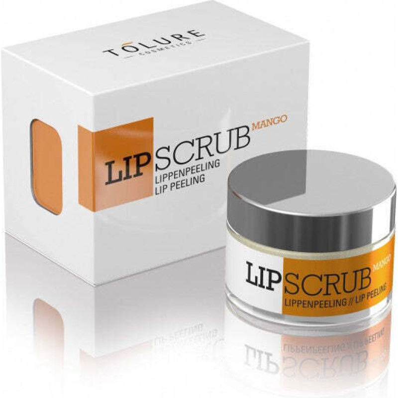 Lūpu skrubis Tolure Cosmetics Lipscrub Mango cukura pīlings, mitrinošs