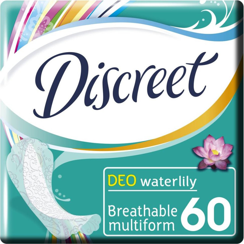 Higiēniskās paketes Discreet Water Lily 60 gab.