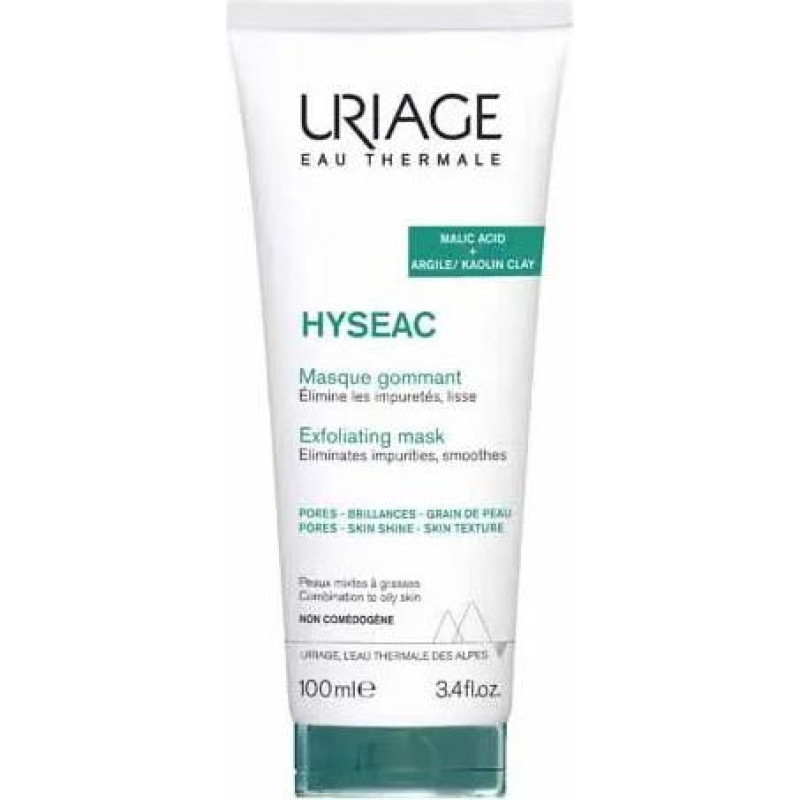 Uriage Hyseac attīroša sejas maska jauktai/taukainai ādai, 100 ml