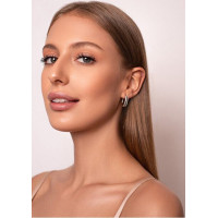 Brilio Silver Burvīgi sudraba auskari ar cirkoniem LME299 sBS0931