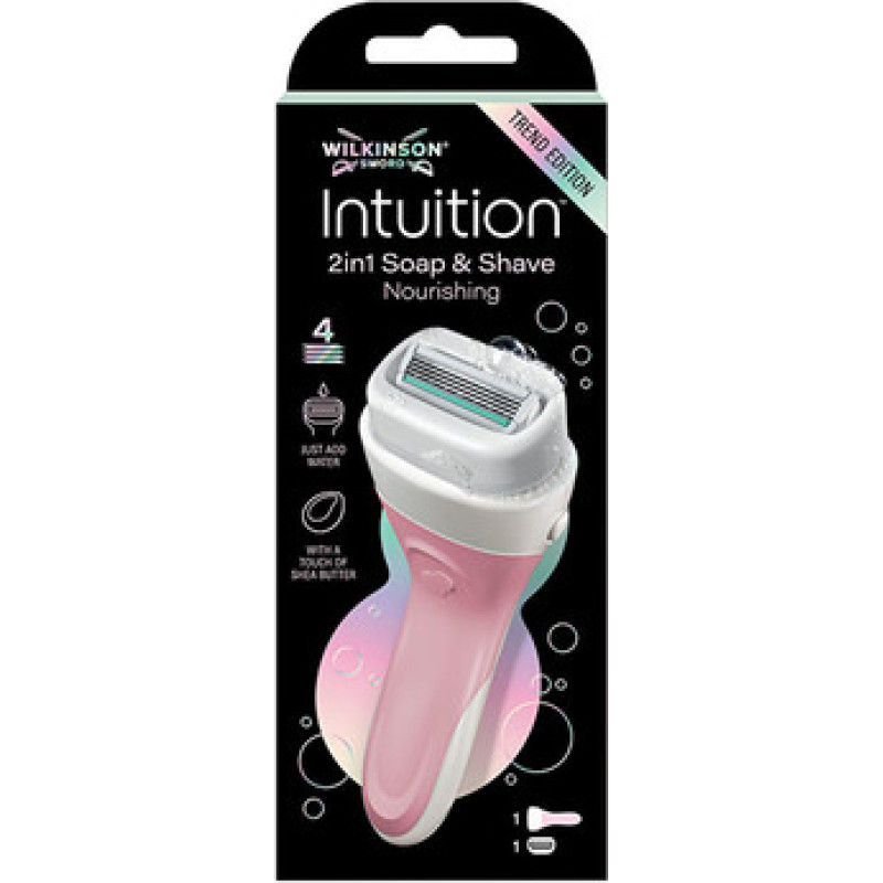 Wilkinson Sword Soap and Shave Nourishing 2in1 - Holic&iacute; strojek + 1 hlavice