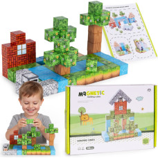 Multistore Magnetic construction blocks set for children 88 pieces