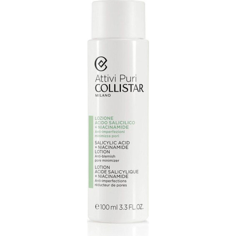 Sejas losjons Collistar Salicylic Acid + Niacinamide, 100 ml.