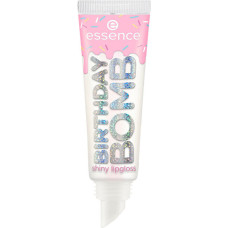Lūpu spīdums Essence Birthday Bomb Shiny 10 ml, kūkas aromāts, īpaši spīdīgs