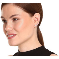 JwL Luxury Pearls Pieskaņoti garie auskari ar krāsainiem kristāliem JL0742 sJL0742
