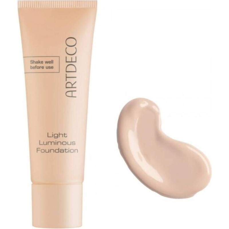 Gaismas fonds - ARTDECO - Svaiguma 6 Neitrāls - 25 ml - Viegls tekstūrs - Zilā gaismas aizsardzība