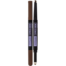 Uzacu zīmulis Maybelline New York Express Brow Satine Duo, 02 Medium Brown