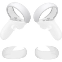 Controller Protective Cover Kiwi Design Q26-2.1 for Meta Quest 2 White