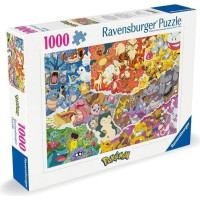 Ravensburger - Pusa pieaugušajiem - 1000 gabalu puzle - Pokemona piedzīvojums - Pieaugušajiem un bērniem no 14 gadiem - Kvalitātes puzle