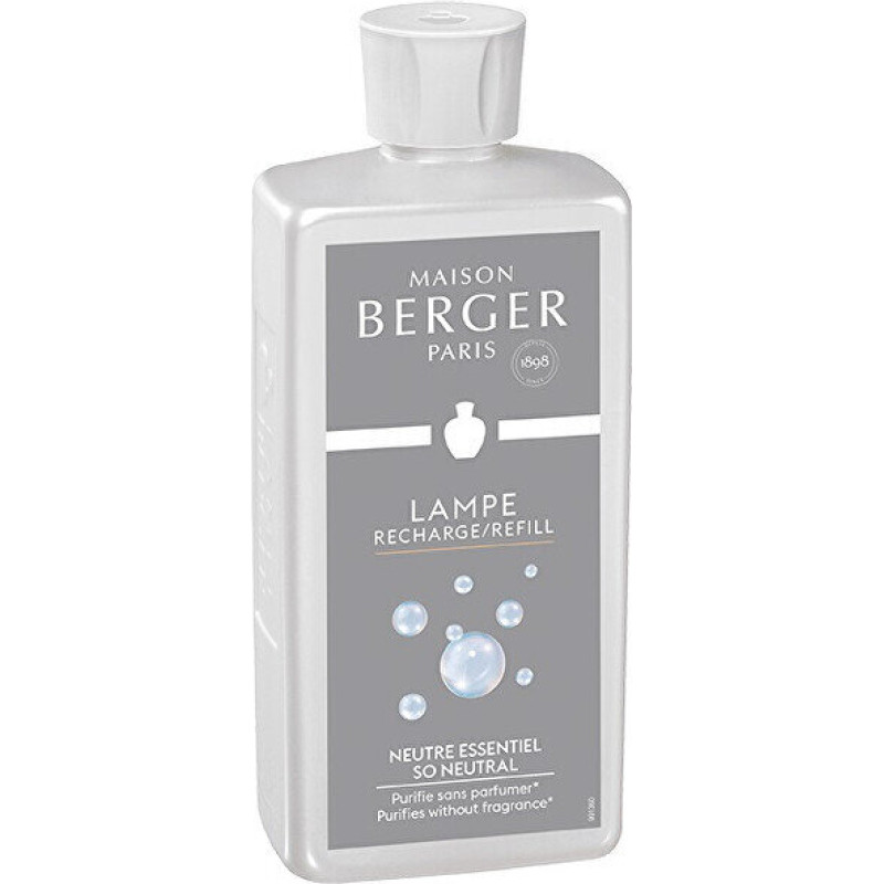 Maison Berger Paris Neitrāls lādiņš katalītiskajai spuldzei Neitrāls maisījums So Neutral (lampas uzlāde/uzpilde) 500 ml