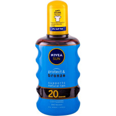 Iedeguma eļļas izsmidzināmā sauļošanās atbalsta SPF 20 Sun (Protect & Bronze Oil), 200 ml