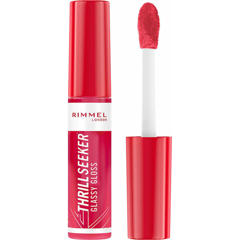 Rimmel London Thrill Seeker stiklots lūpu spīdums 350 Rozā līdz ogu tonim 10 ml