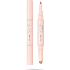 Lūpu krāsa-zīmulis Pupa Vamp! Creamy Duo Lip Pencil & Shiny Lipstick 003 Warm Nude, 1 g