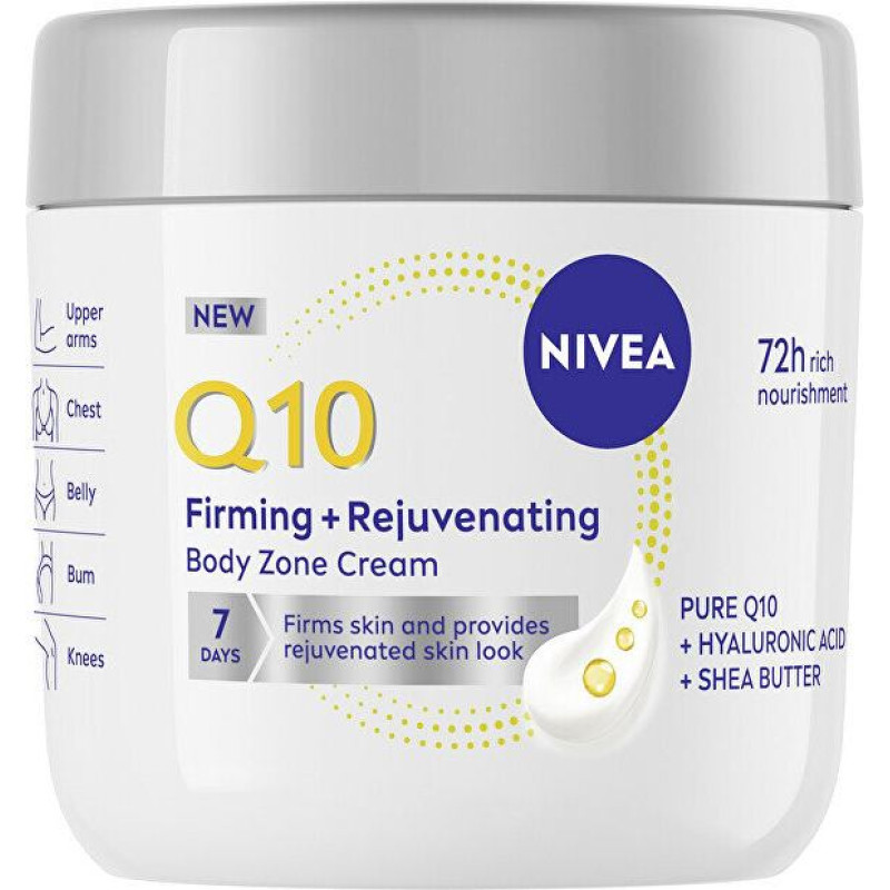 Ķermeņa krēms NIVEA Q10 nostiprinošs atjaunojošs 400 ml
