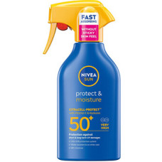Nivea Protect & Moisture Spray SPF 50+ - Sprej na opalov&aacute;n&iacute;