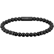 Hugo Boss Moderna rokassprādze ar melnām pērlītēm 1580272 sHB0050
