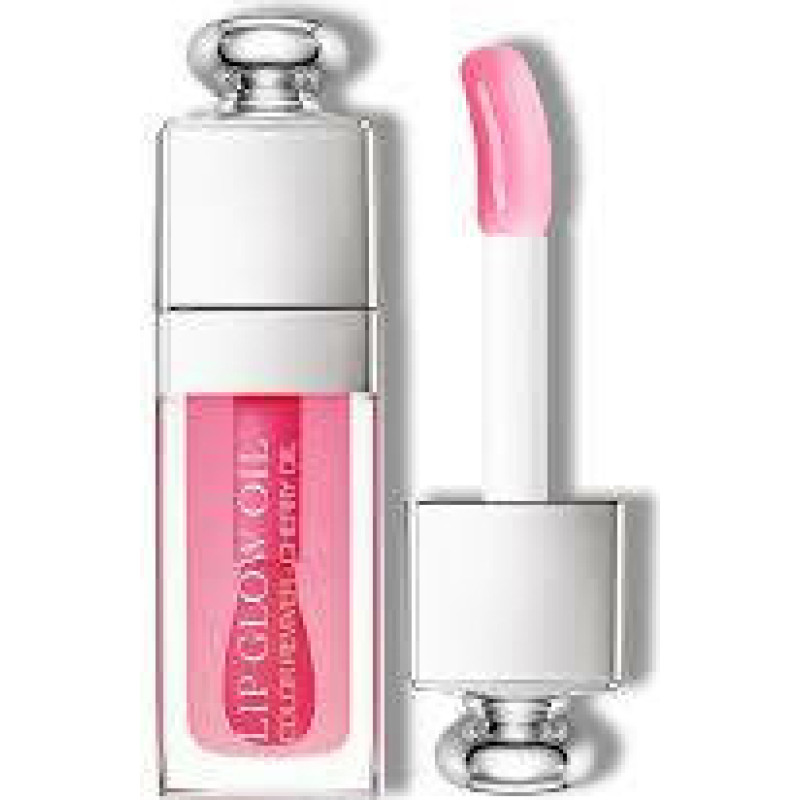 Dior Addict Lip Glow Oil 001 Rozā, 6 ml – Barojoša lūpu eļļa ar intensīvu spīdumu