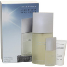 Issey Miyake L'Eau D'Issey pour Homme Gift Set 125 ml EDT, L'Eau D'Issey pour Homme EDT 15 ml shower gel and L'Eau D'Issey pour Homme 30 ml