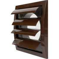 Brūns izplūdes pārsega ventilācijas cauruli