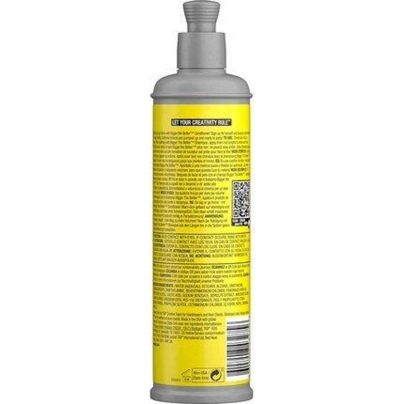 Apjomu palielinošs kondicionieris matiem Tigi Bed Head Bigger The Better, 300 ml