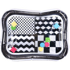 Piepūšamais ūdens paklājiņš ar melnbaltiem kontrastējošiem rakstiem 65 cm x 50 cm