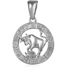 Silver pendant Bull SVLP0713XH200BY