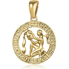 Gold-plated Aquarius pendant SVLP0713XH2GOVO