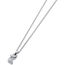 Beautiful necklace Cat with zircons 61261